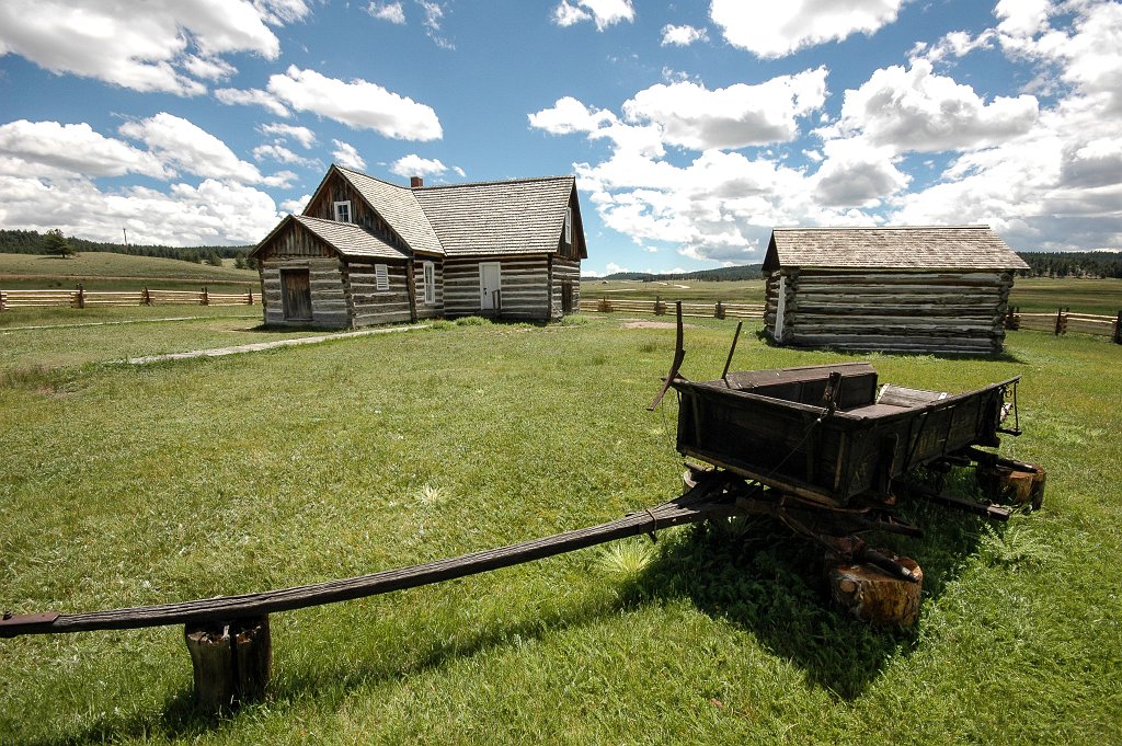 Homestead at Florissant Fossil Beds NM - click to continue